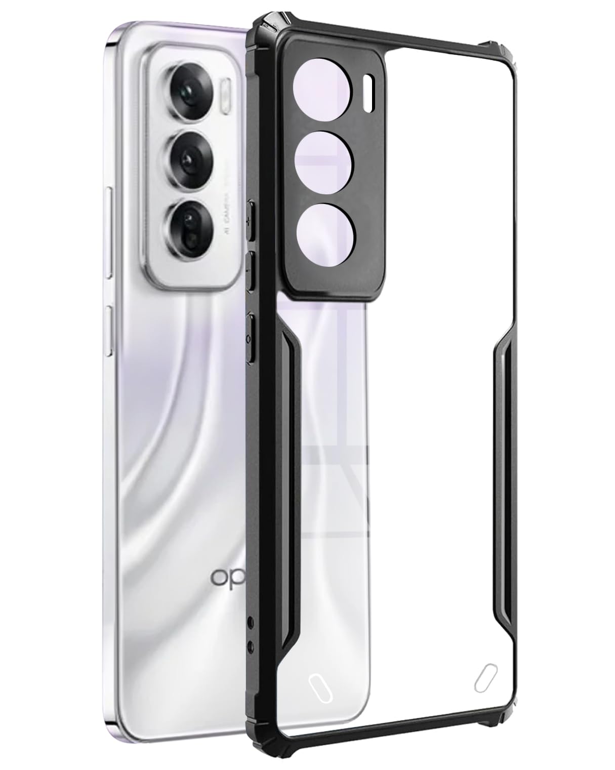 Oppo Reno 12 Ipaky Back Transparent Case
