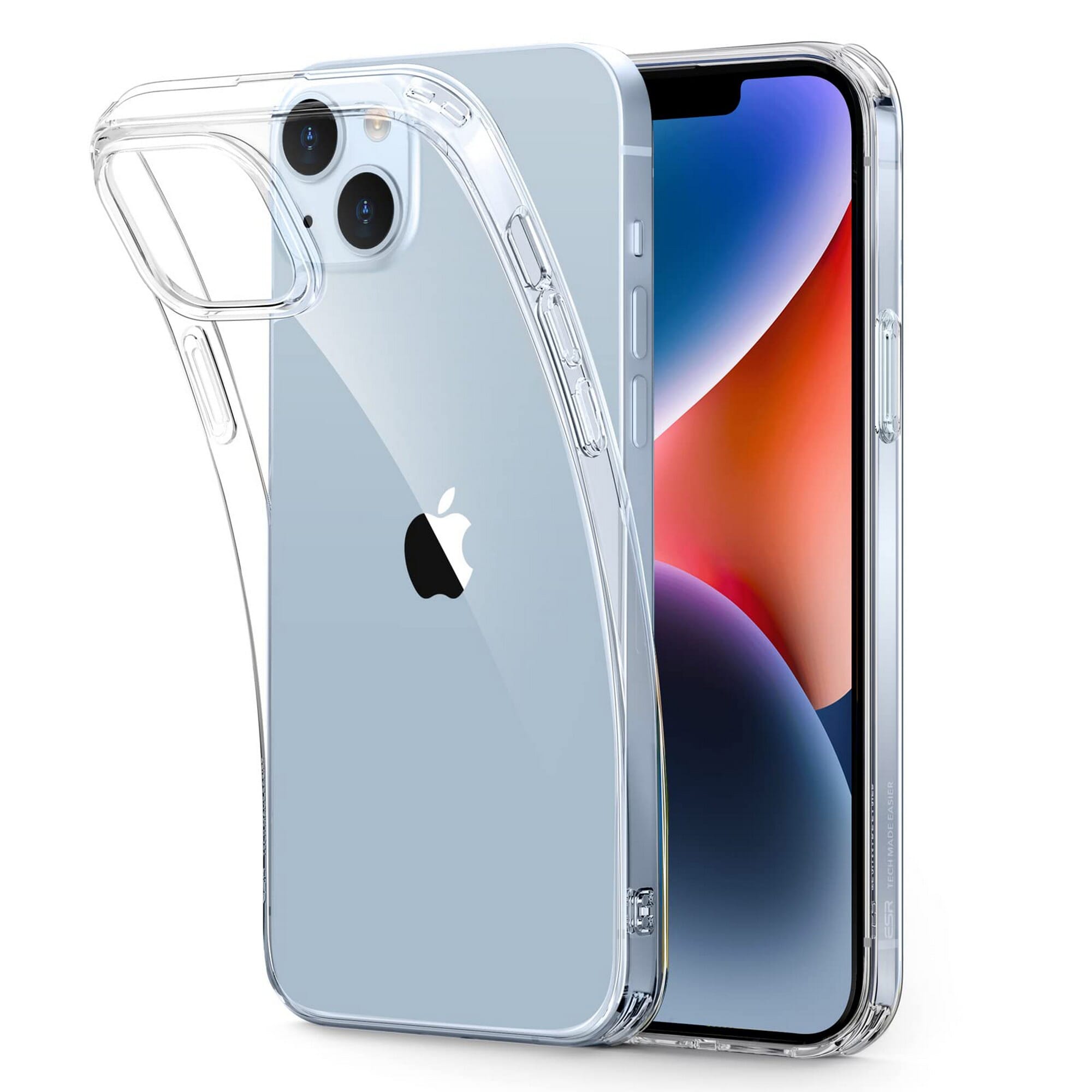 Transparent Clear TPU Phone Case For Iphone 14 Plus