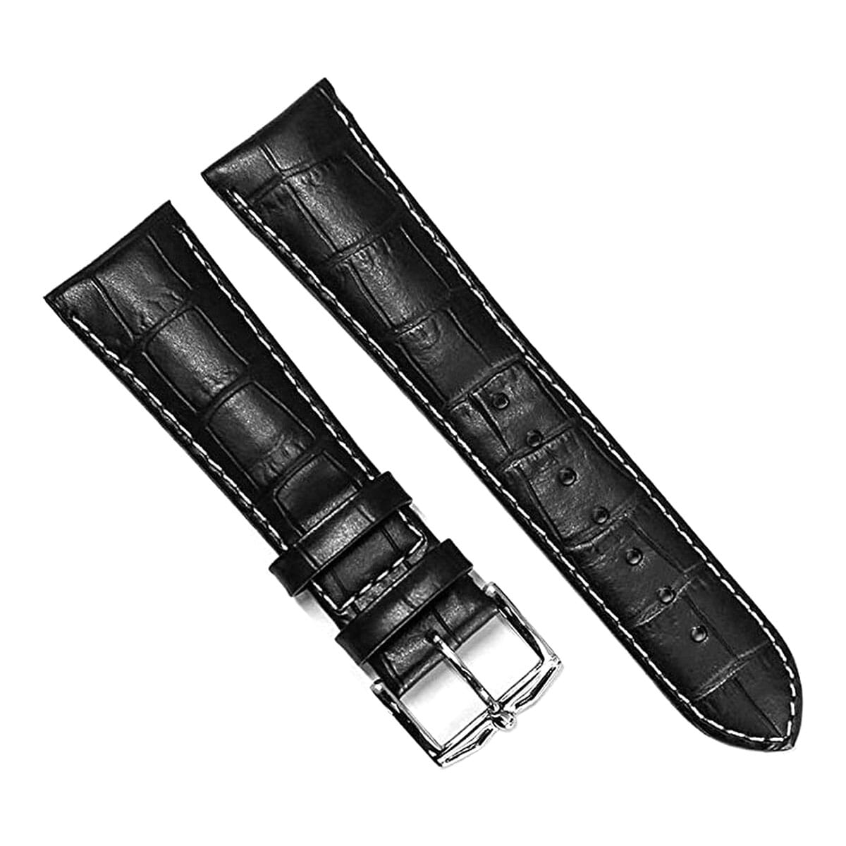 Soft Leather Buckle Strap For Haylou RS3/GST/ Solar Lite/ LS-05s/ LS-05 (22mm) - Freesize