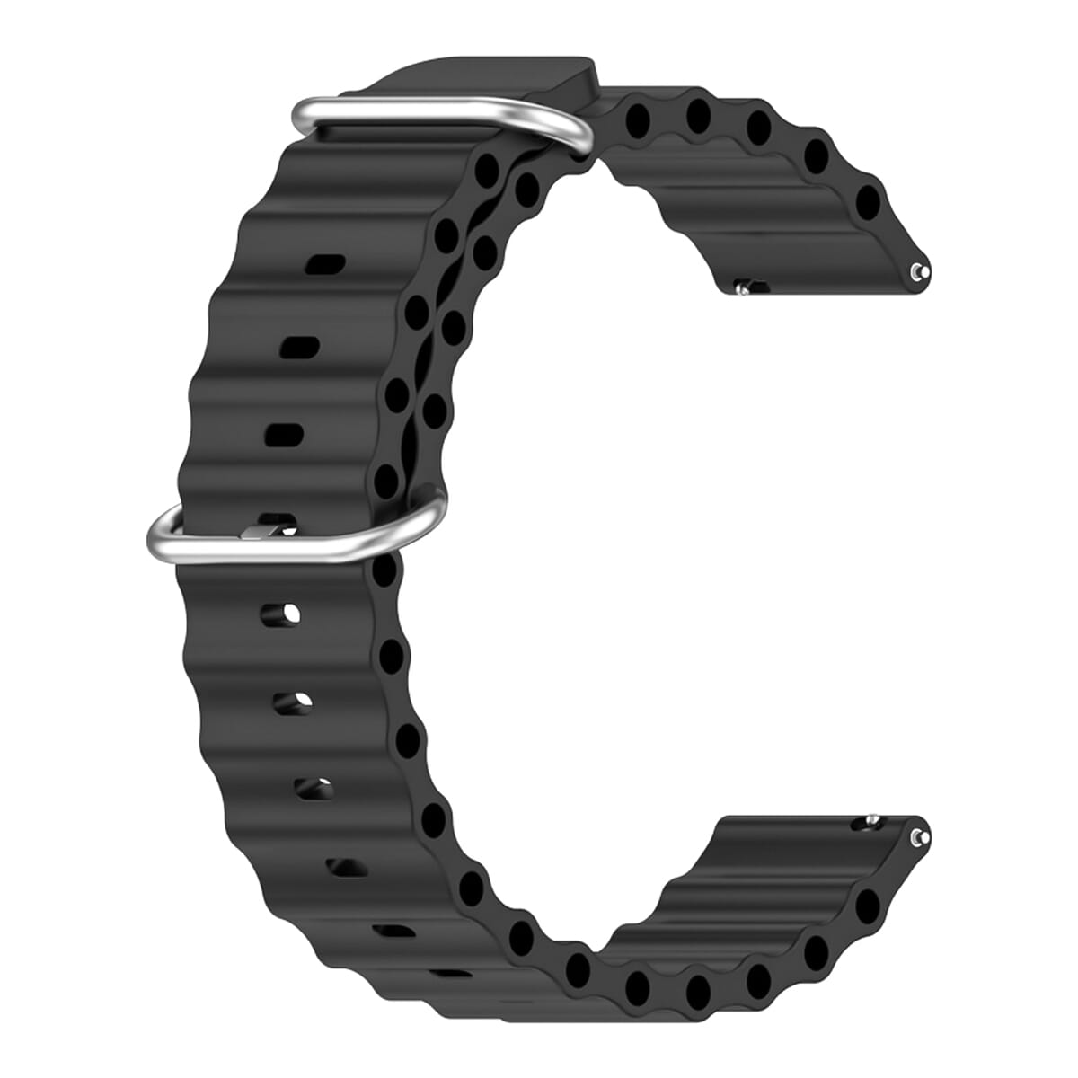 Flexible Ocean Loop Silicon Strap Haylou LS-02 (20mm) - Freesize