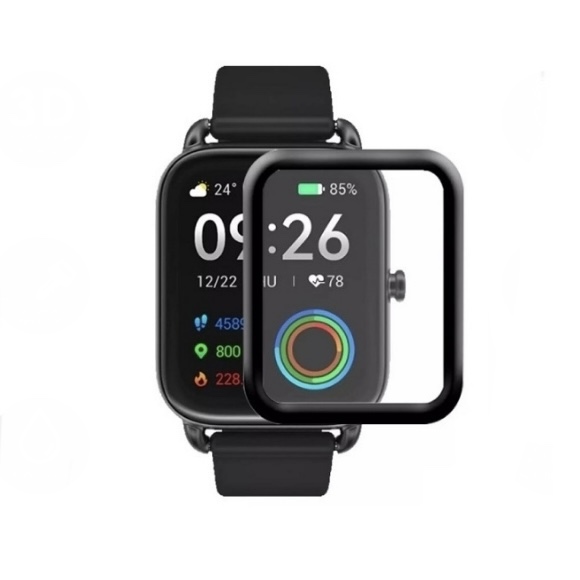Ceramic Full Glue Flexible Screen Protector For Haylou GST - Black