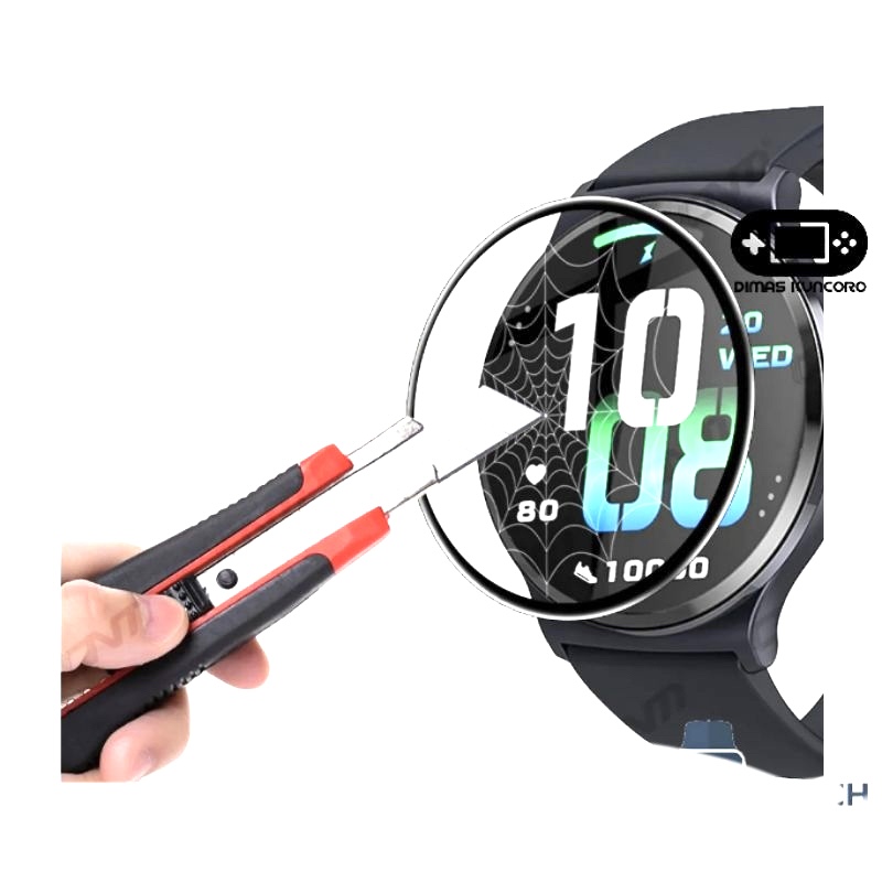 Ceramic Full Glue Flexible Screen Protector For Haylou Solar Lite - Black