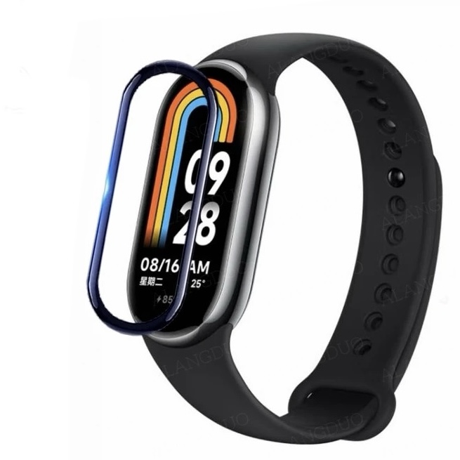 Mi Band 7 Ceramic Flexible Full Glue Protective Glass - Black
