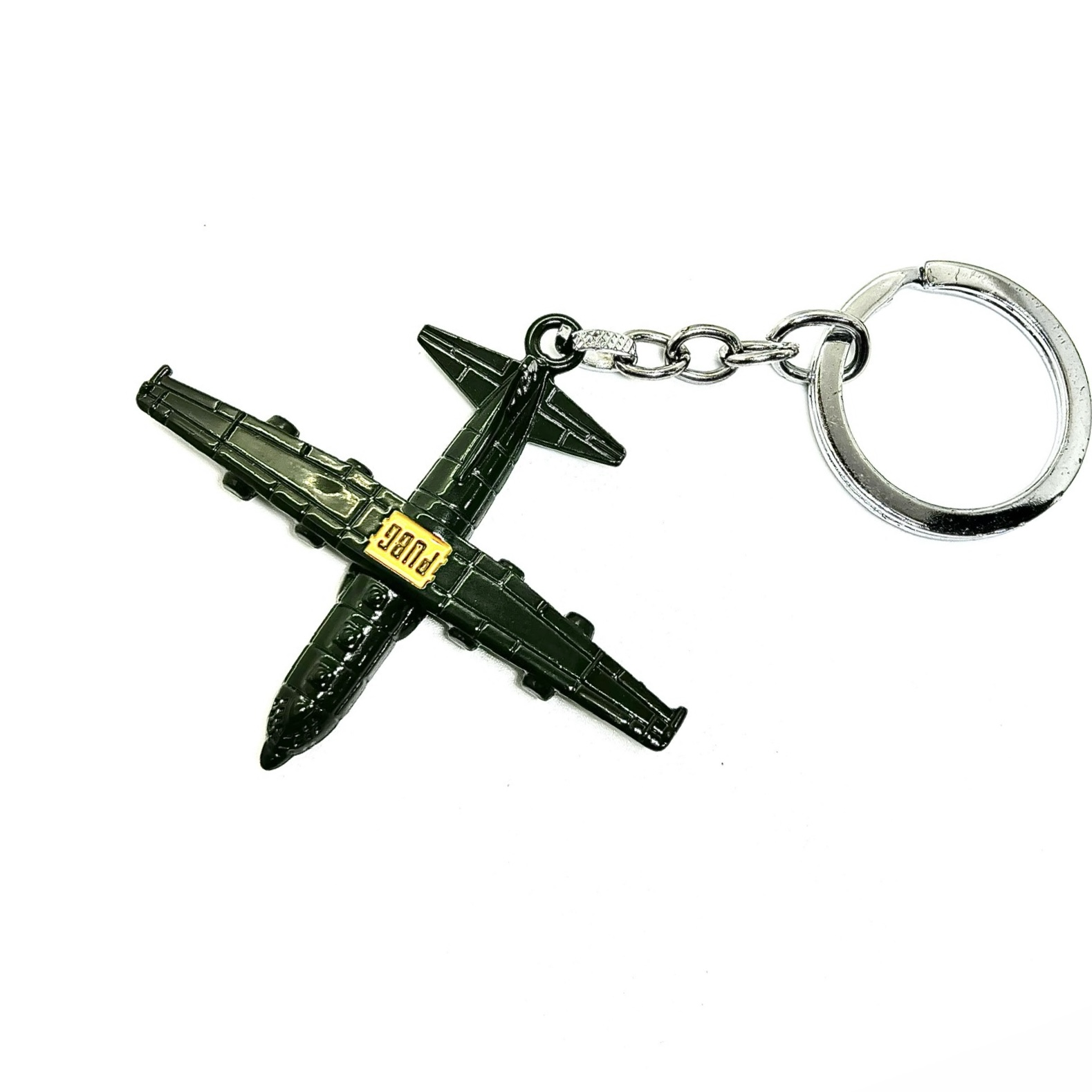 Fancy Mettallic Keyring Of Pubg Game Plane