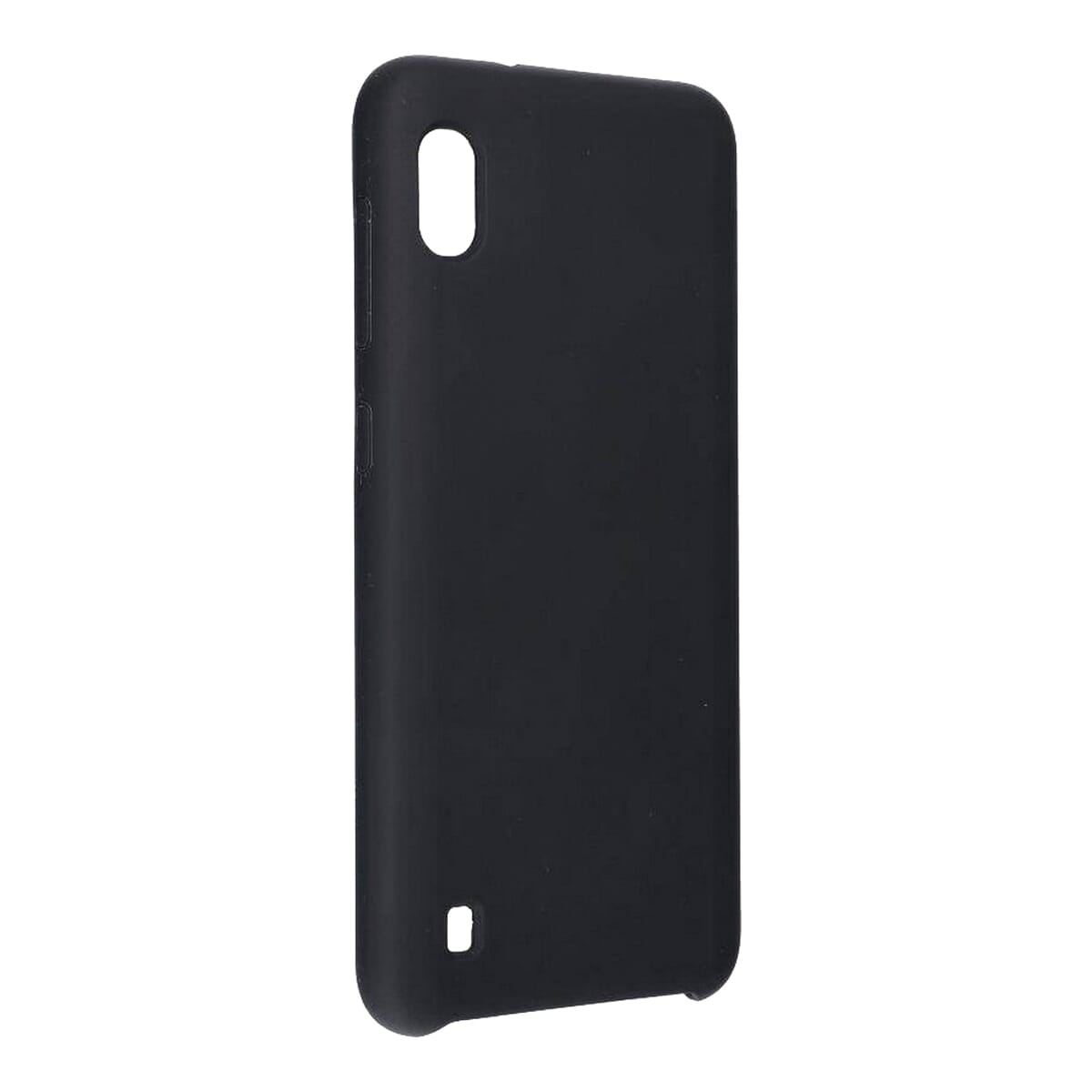 Soft Silicon Case With Fur Inside For Samsung Galaxy M10 - Black