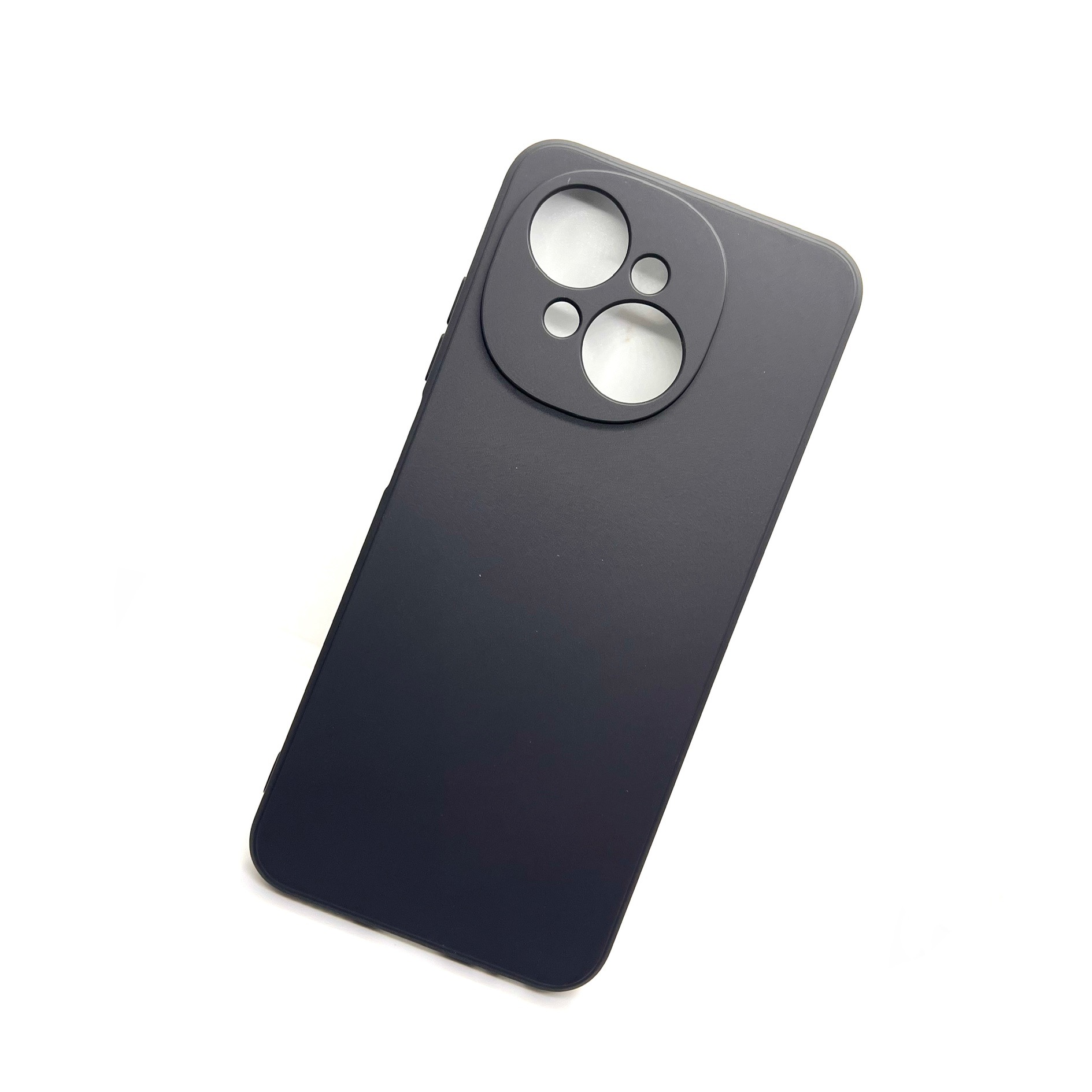 Techno Spark Go 1 Soft Silicon Case With Fur Inside - Black