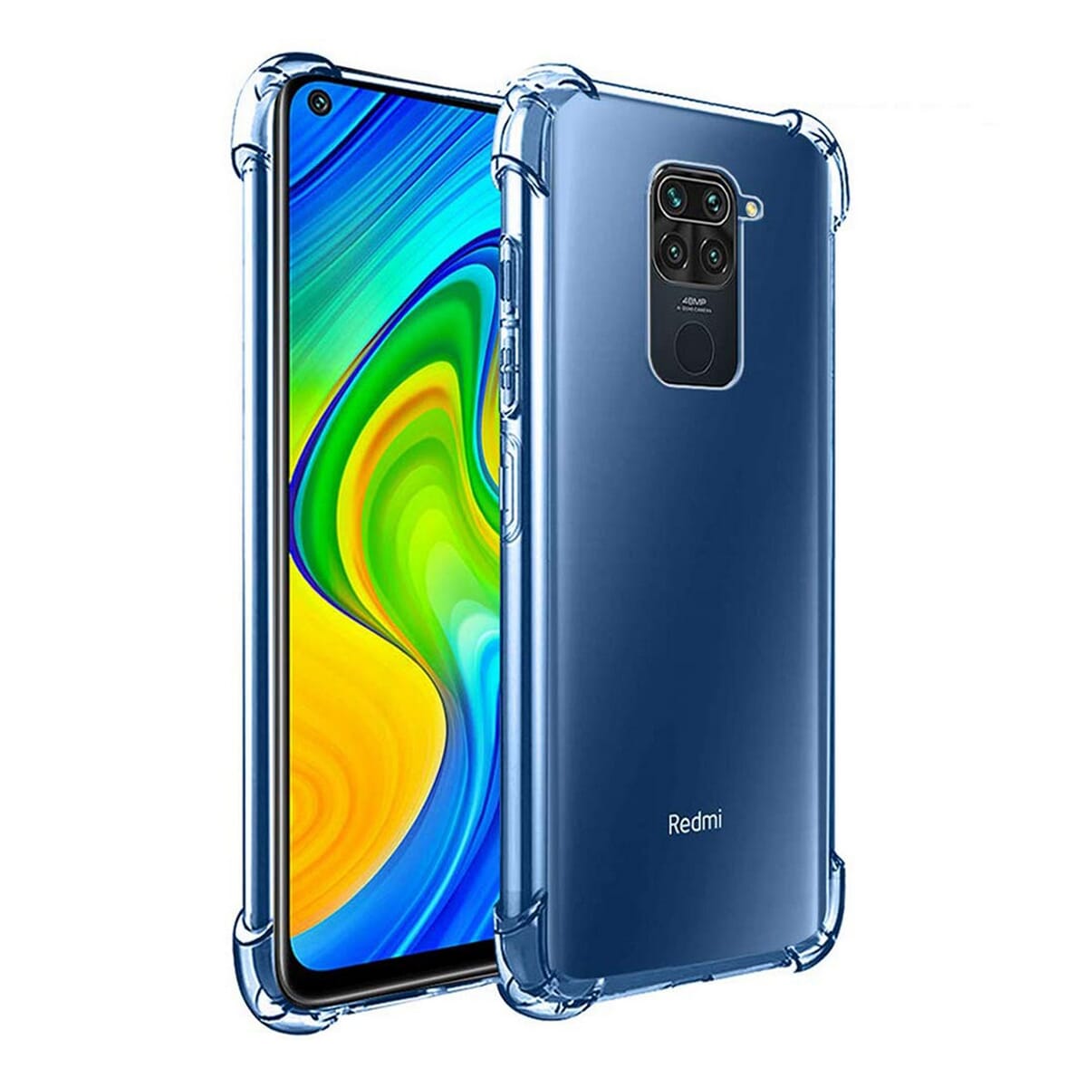 Redmi Note 9 Transparent Clear TPU Phone Case