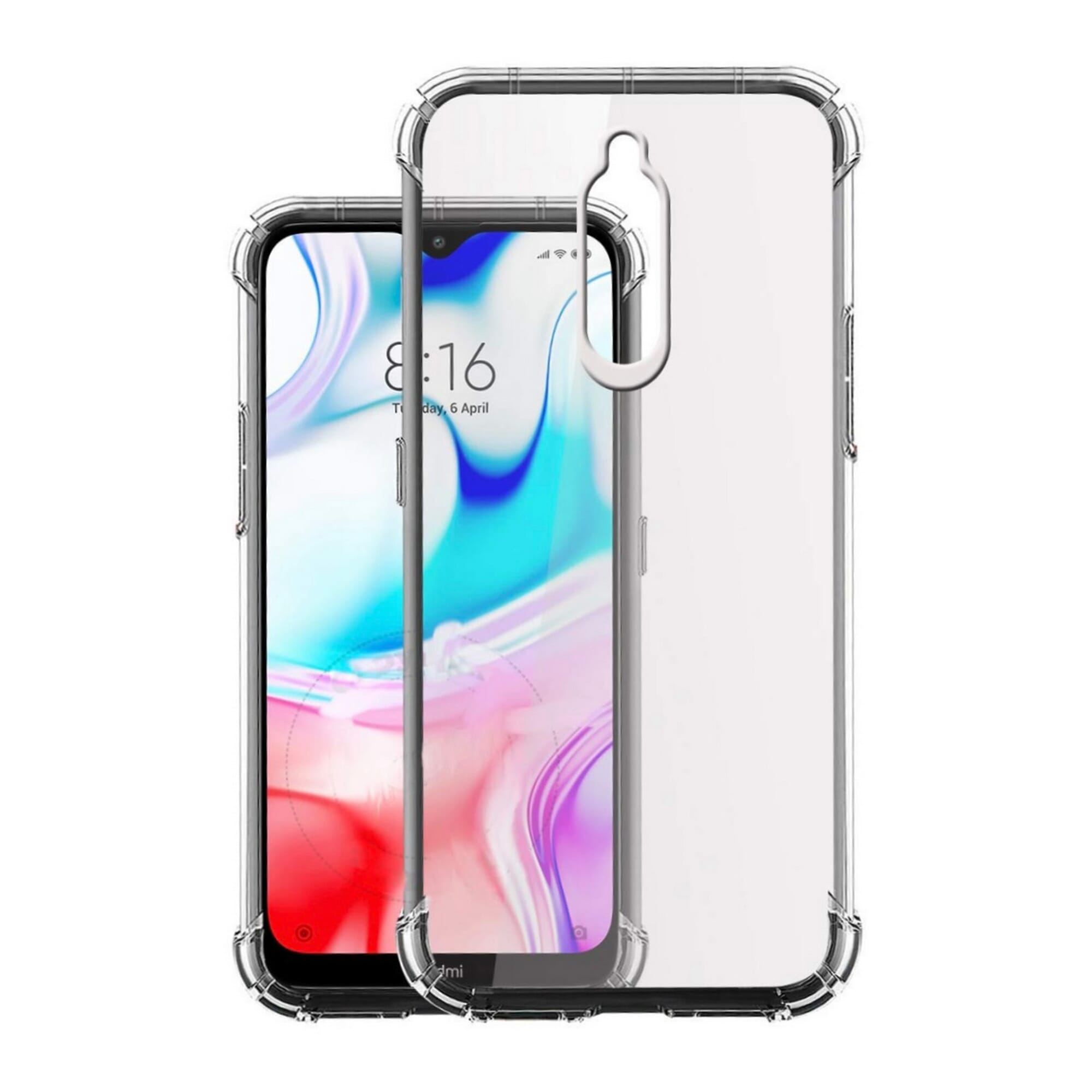 Transparent Clear TPU Phone Case For Redmi 8
