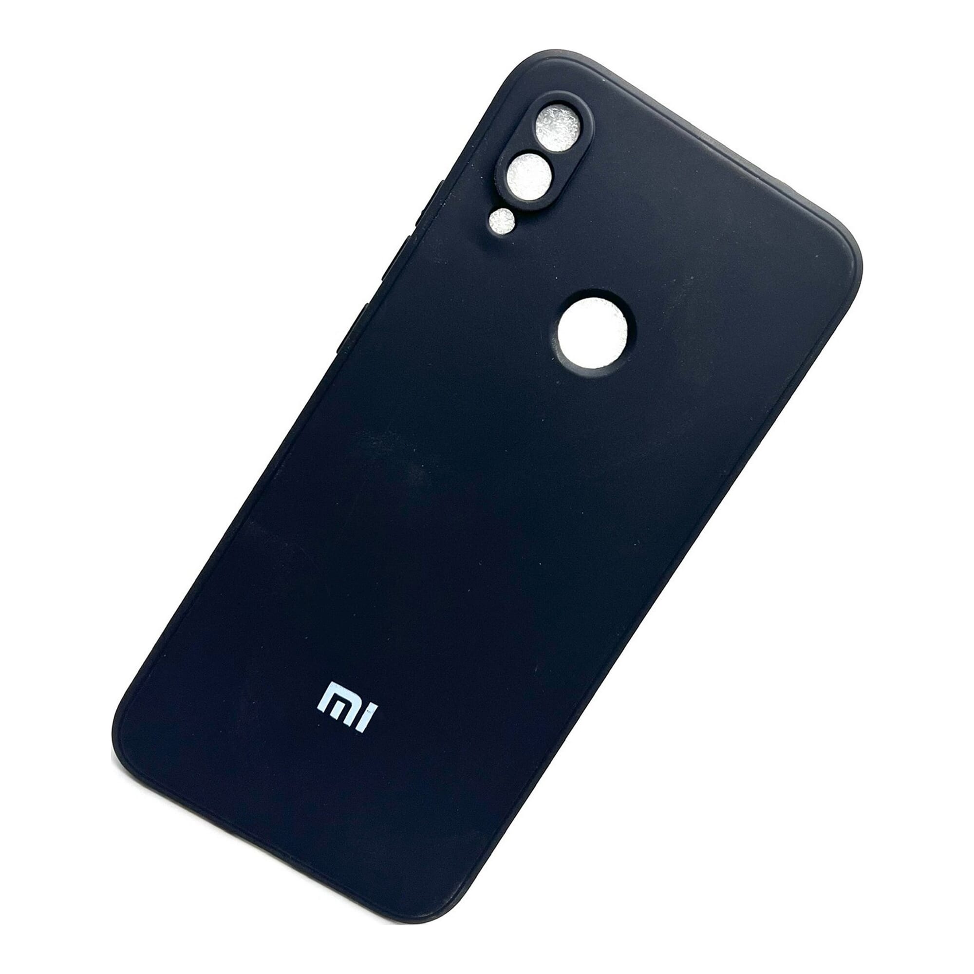 Soft Silicon Case With Fur Inside  For Redmi Note 7/7 Pro - Black