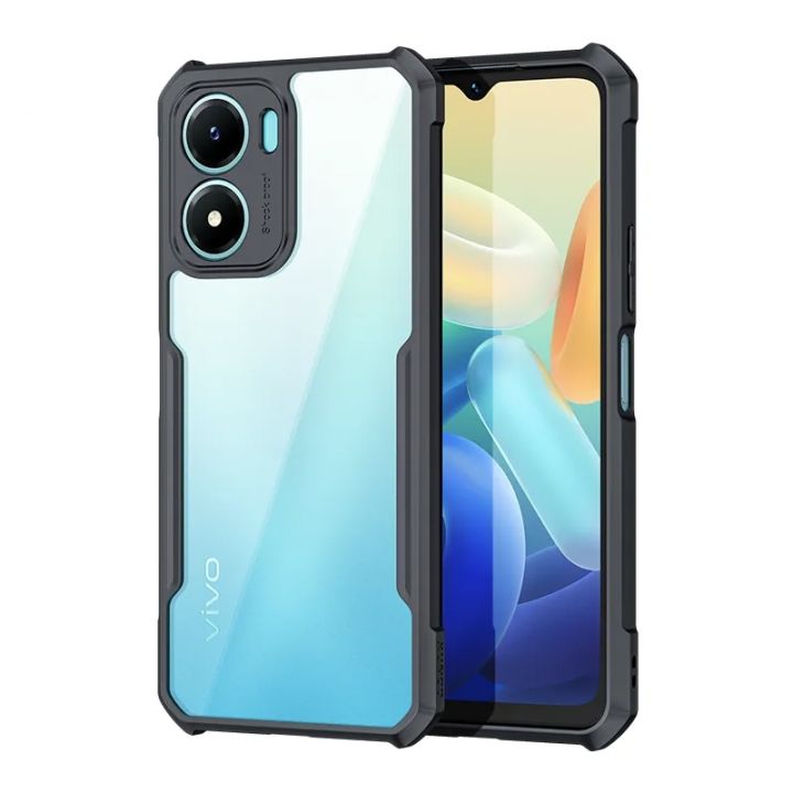 Vivo Y56 (5G) Ipaaky Case With Back Transparent - Black