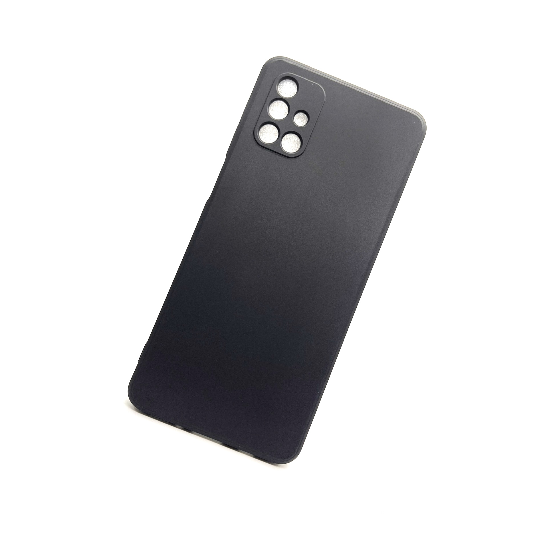Samsung M31s Soft Silicon Case With Fur Inside - Black