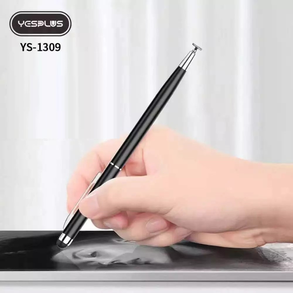 Yesplus Ys1309 Universal Capacitive Stylus Pen Double Head High Precision - Black