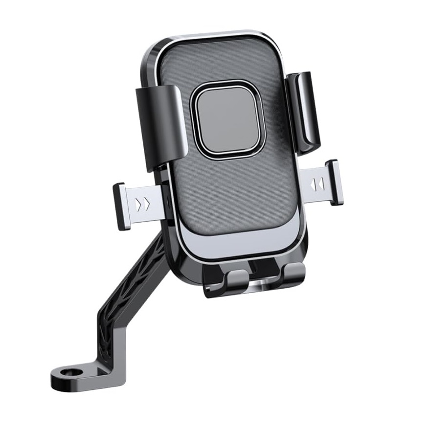XY085 Universal Bike And Scooter Mobile Phone Holder - Black