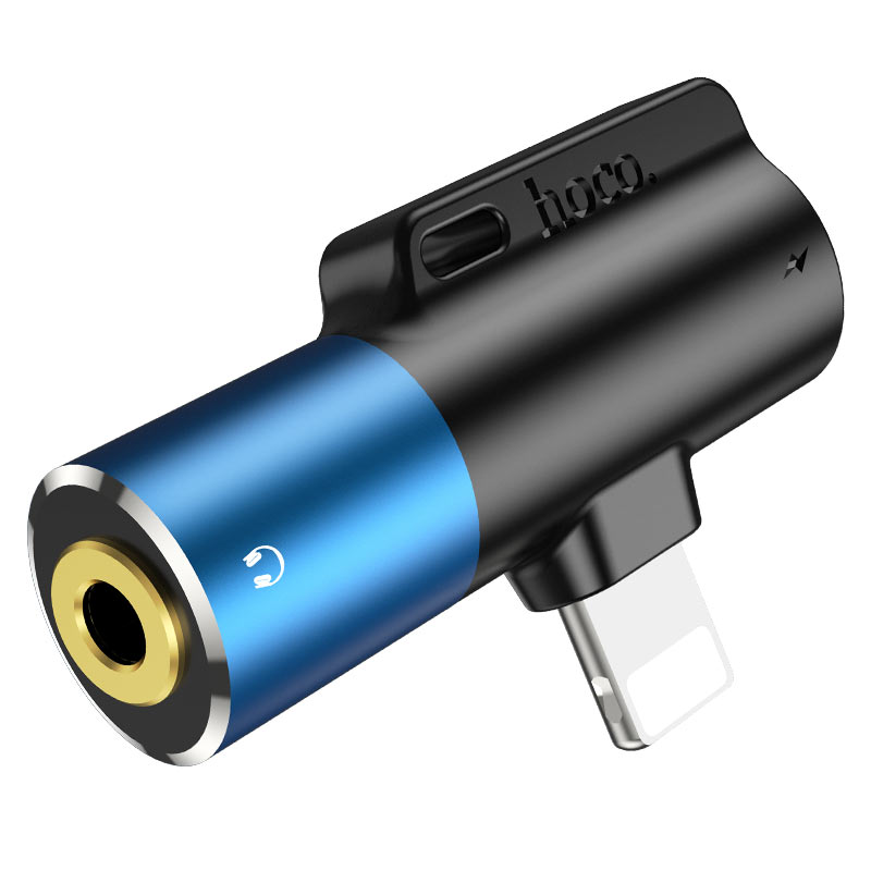 Hoco Adapter Lightning To 3.5mm “LS32” Audio Converter - Black