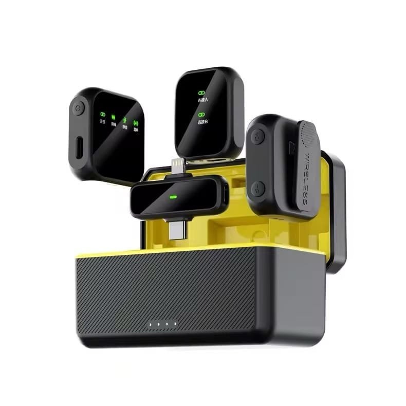 K50 Multi Device Wireless Lavalier Microphone - Yellow