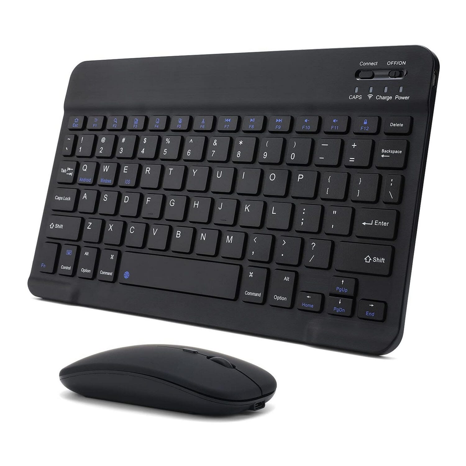 Ultra Slim Rechargeable Wireless Bluetooth Keyboard And Mouse Combo - White