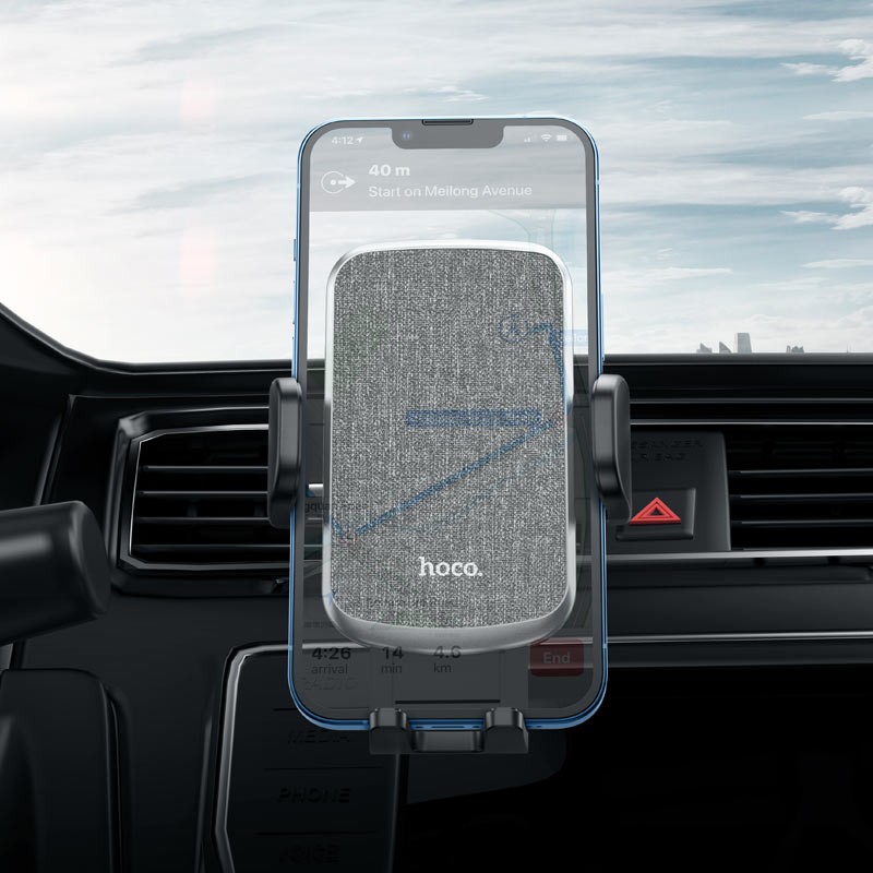 Hoco CA94 Air Outlet Car Phone Holder - Black