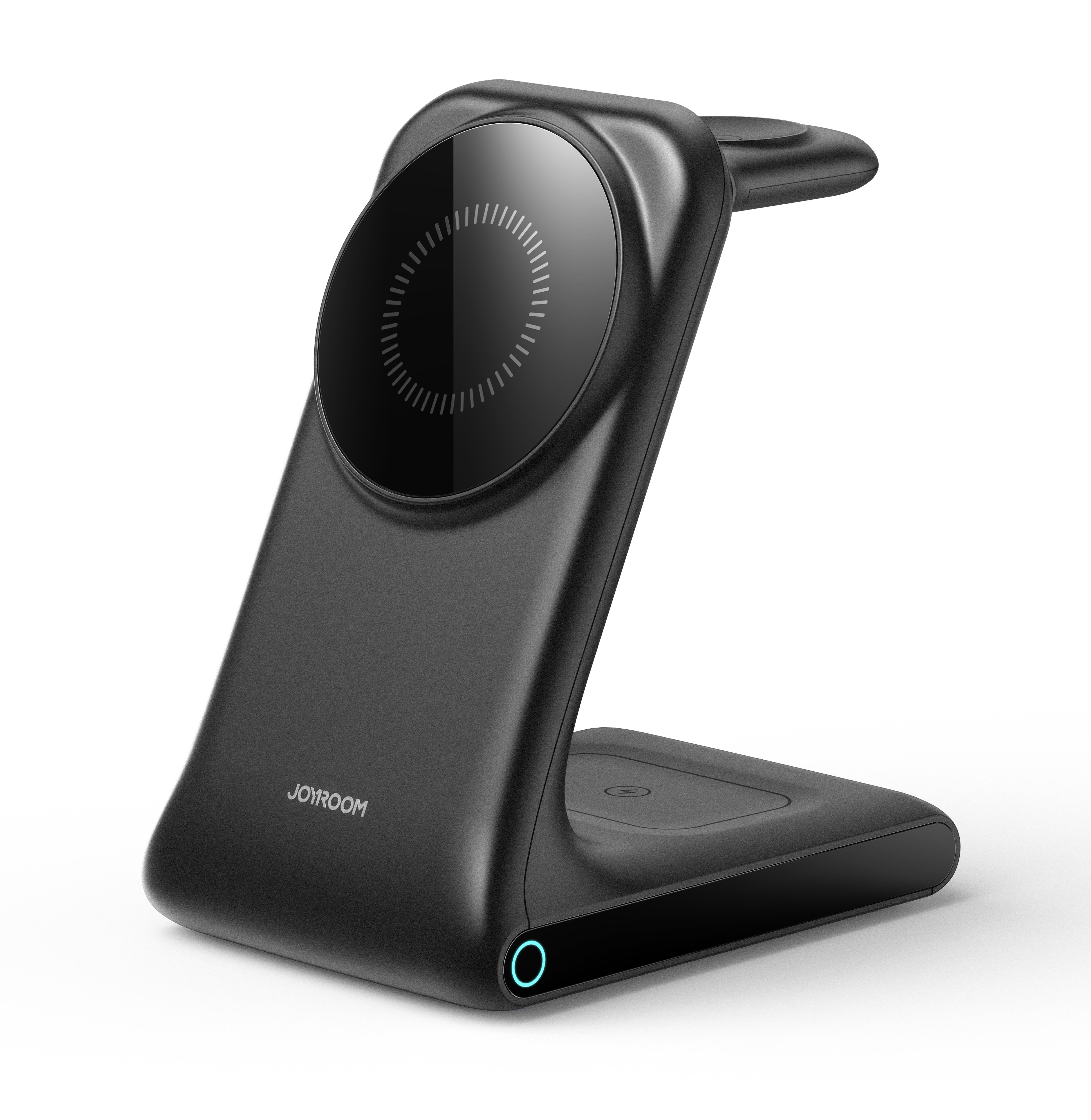 Joyroom JR W15 3-in-1 Magnetic Wireless Charger Charging Station -Black