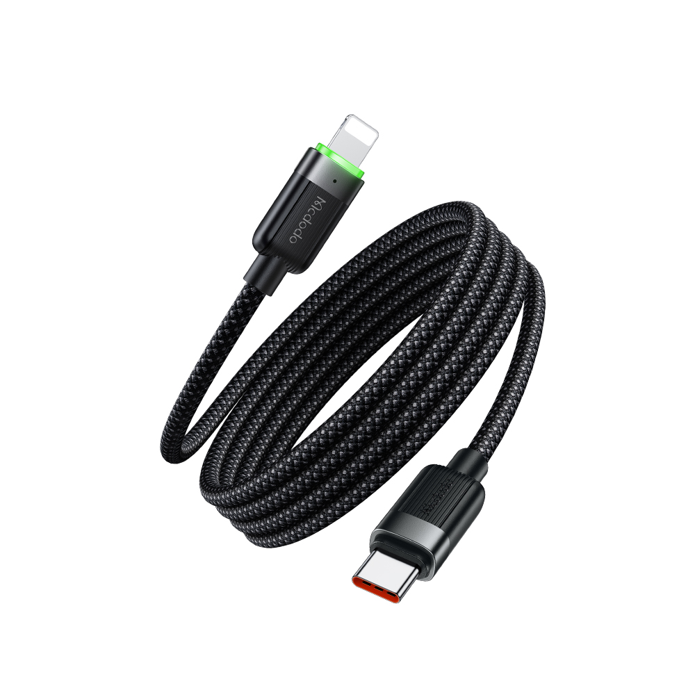 Mcdodo Ca2010 36W Magnetic USB-C To Lightning Fast Charging Cable 1.2M - Black
