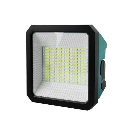 Ruilang Rl688 Solar Led Flood Light 6500K 216 LEDs Rechargeable Battery - Black
