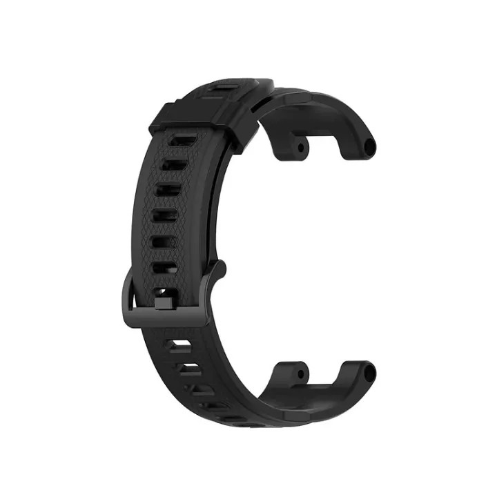 Xiaomi Amazfit T Rex Pro Watch Band Silicone Soft Wrist Strap - Black