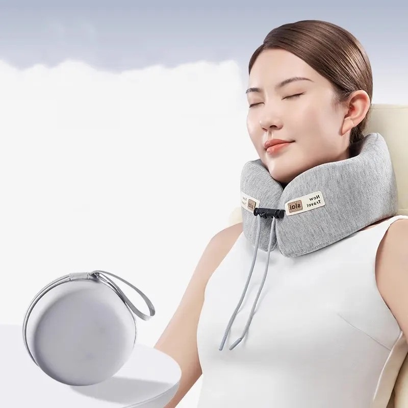 MDHL MD9819 Neck Cushion Memory Foam Travel Pillow - White
