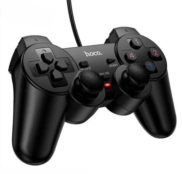 HOCO GA3 Fast Link Wired Game Controller Gamepad For PC - Black