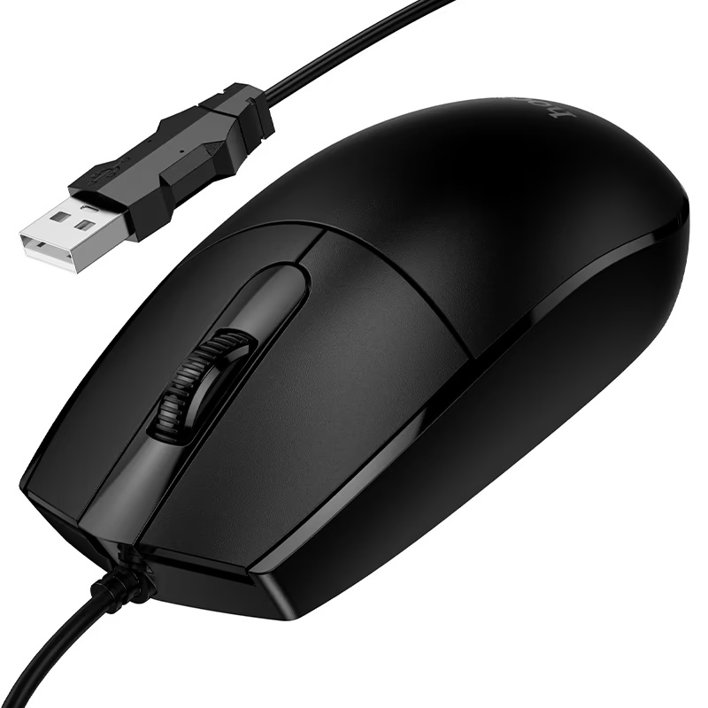 Hoco GM50 League Business Wired Mouse - Black