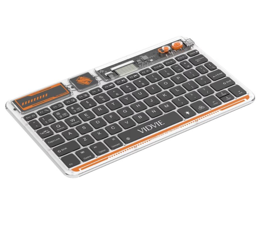Vidvie KB05 Transparent Smart Wireless Keyboard - White