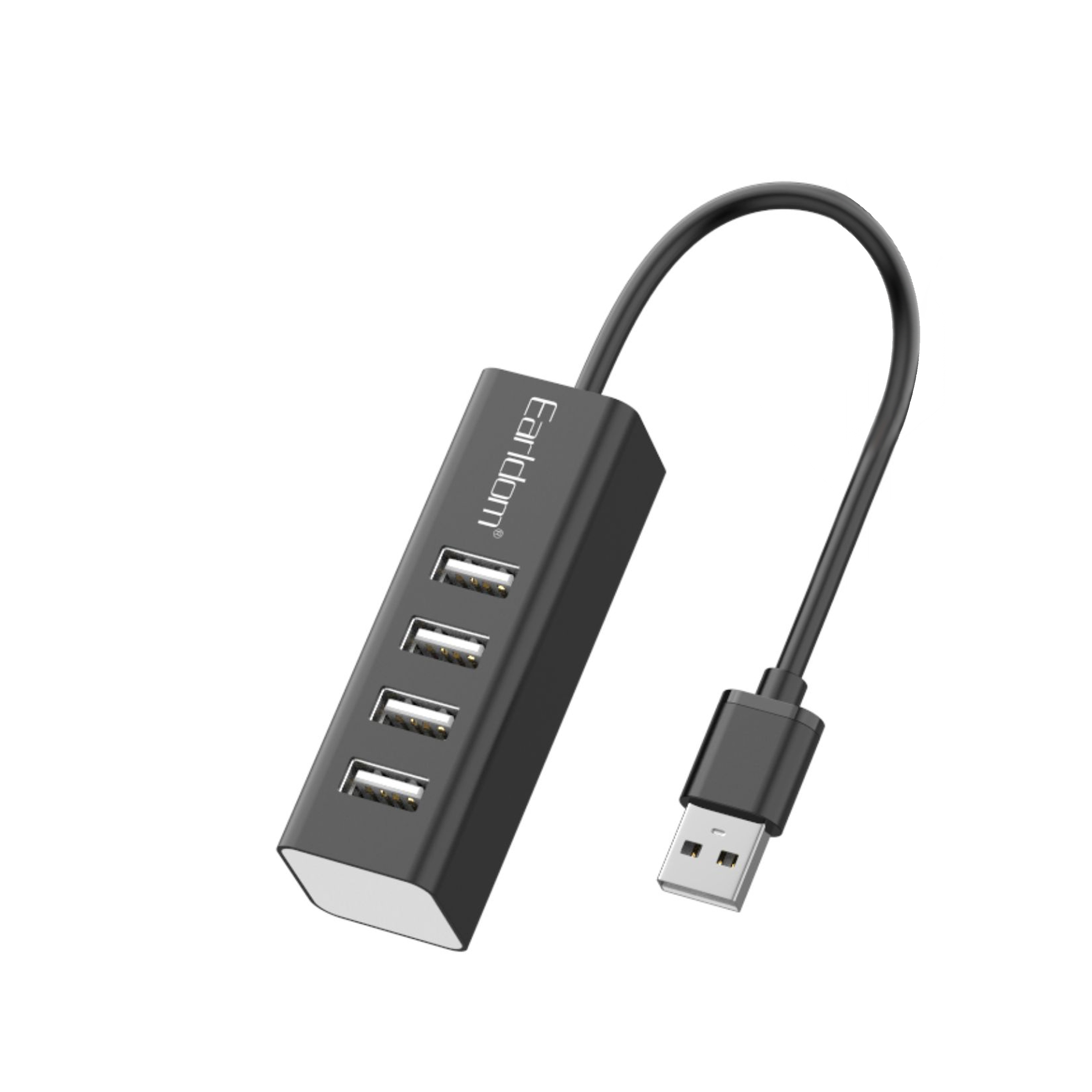 Earldom HUB14 USB Hub 4 Ports - Black