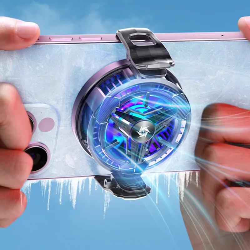 SL10 Magnetic Mobile Cooler For Android And iPhone - Black