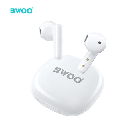 BWOO BW06 Wireless Bluetooth Earbuds - White