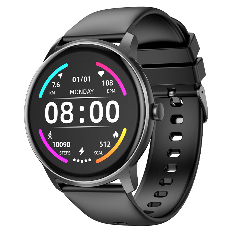 Hoco Y4 Smartwatch 8 Sports Modes Heart Rate Sleep Monitor Sedentary Alerts Multiple Dials - Black