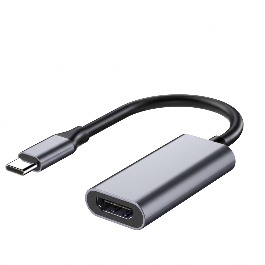Zeqi ZE U409 Type-C To HDMI Converter Adapter - Grey