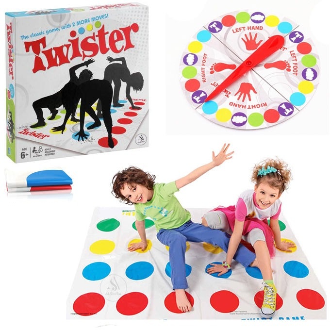 Twister Classic Fun Body Movement Board Game - Multicolor
