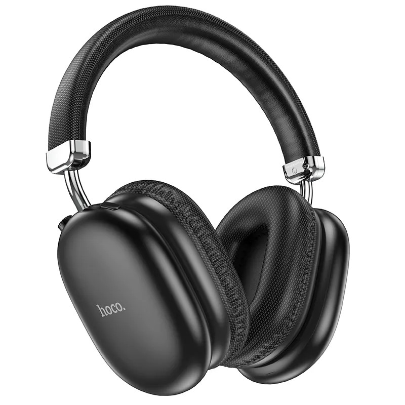 Hoco W35 Max Wireless Bluetooth Headphone Headphone 90 Hours Backup - Black