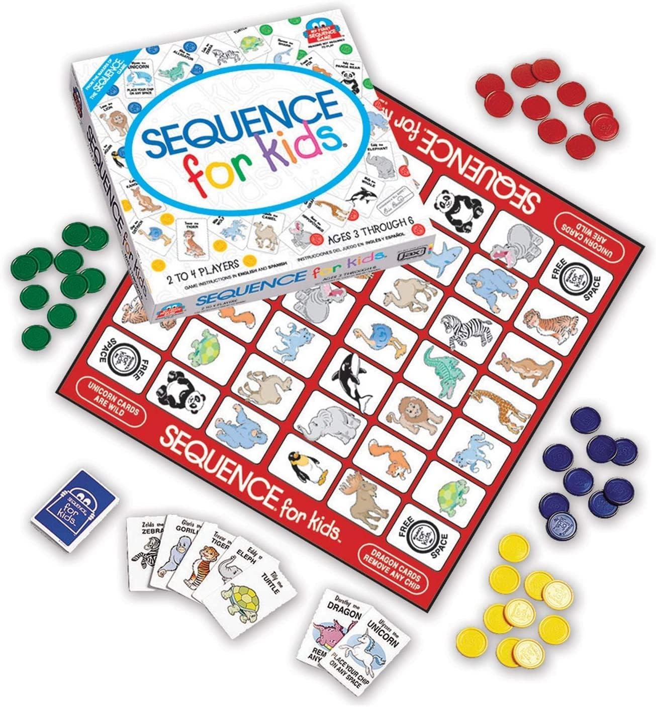 Sequence Junior Educational Game for Kids Ages 3+ Learning Through Play - Multicolor