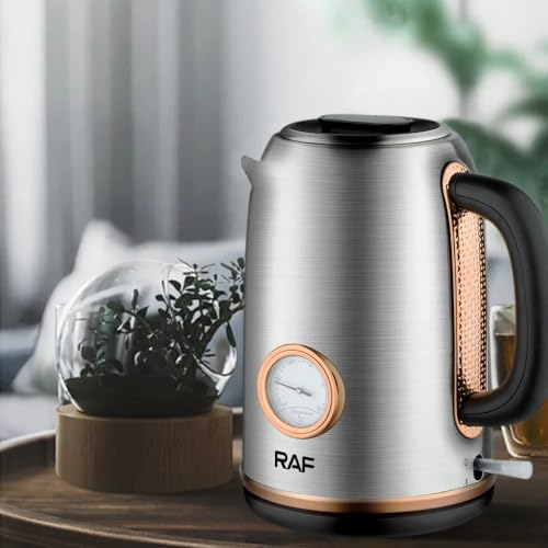 RAF R7849 Electric Kettle 2000 Watt 2.0 Liter Model - Silver