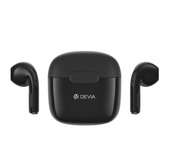 Devia TWS K1 Kintone Series Wireless Earbuds Type C Charging - Black