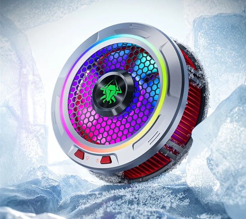 Plextone EX3 Pro 36W Magnetic Phone Cooler with Semiconductor Cooling & RGB Lighting - Silver