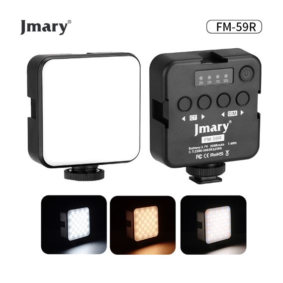 Jmary FM 59R Camera Mini Video Fill Light - Black
