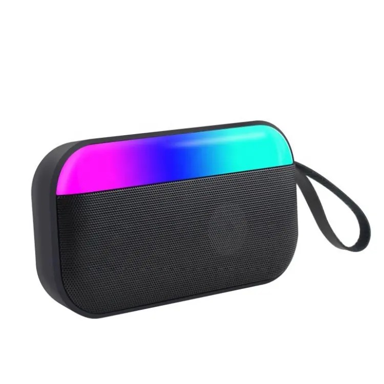 Kisonli S19 RGB Night Lights Outdoor Bluetooth Speaker - Black