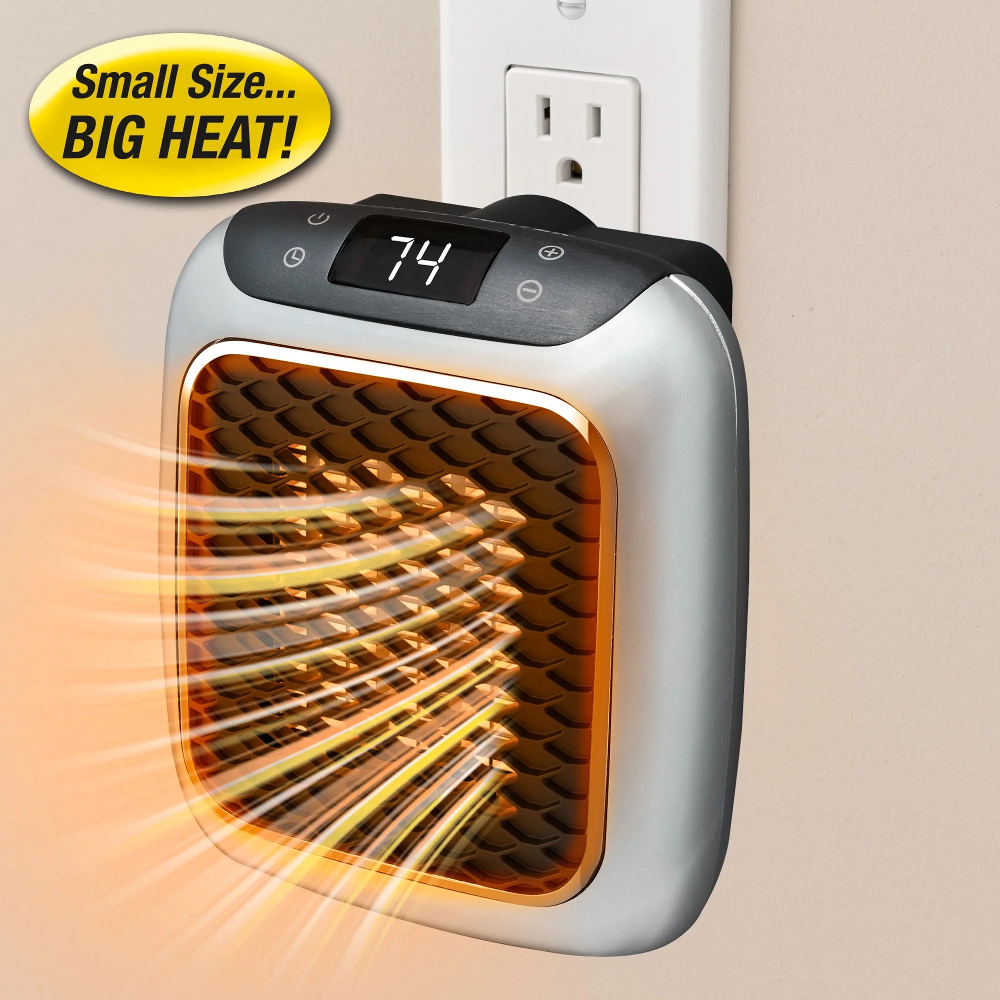 Handy Heater Turbo Personal Electric Space Heater 800 Watts - Black