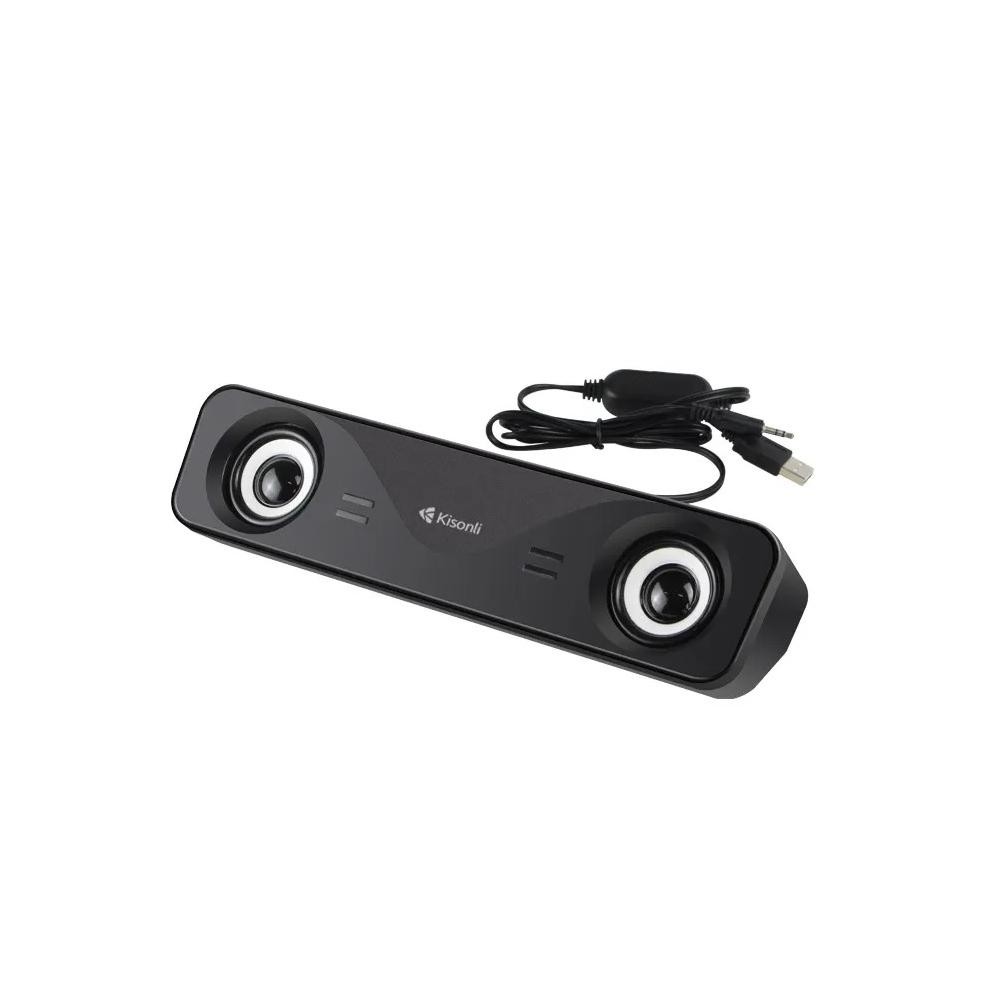 Kisonli i610 Soundbar Wired Speaker - Black