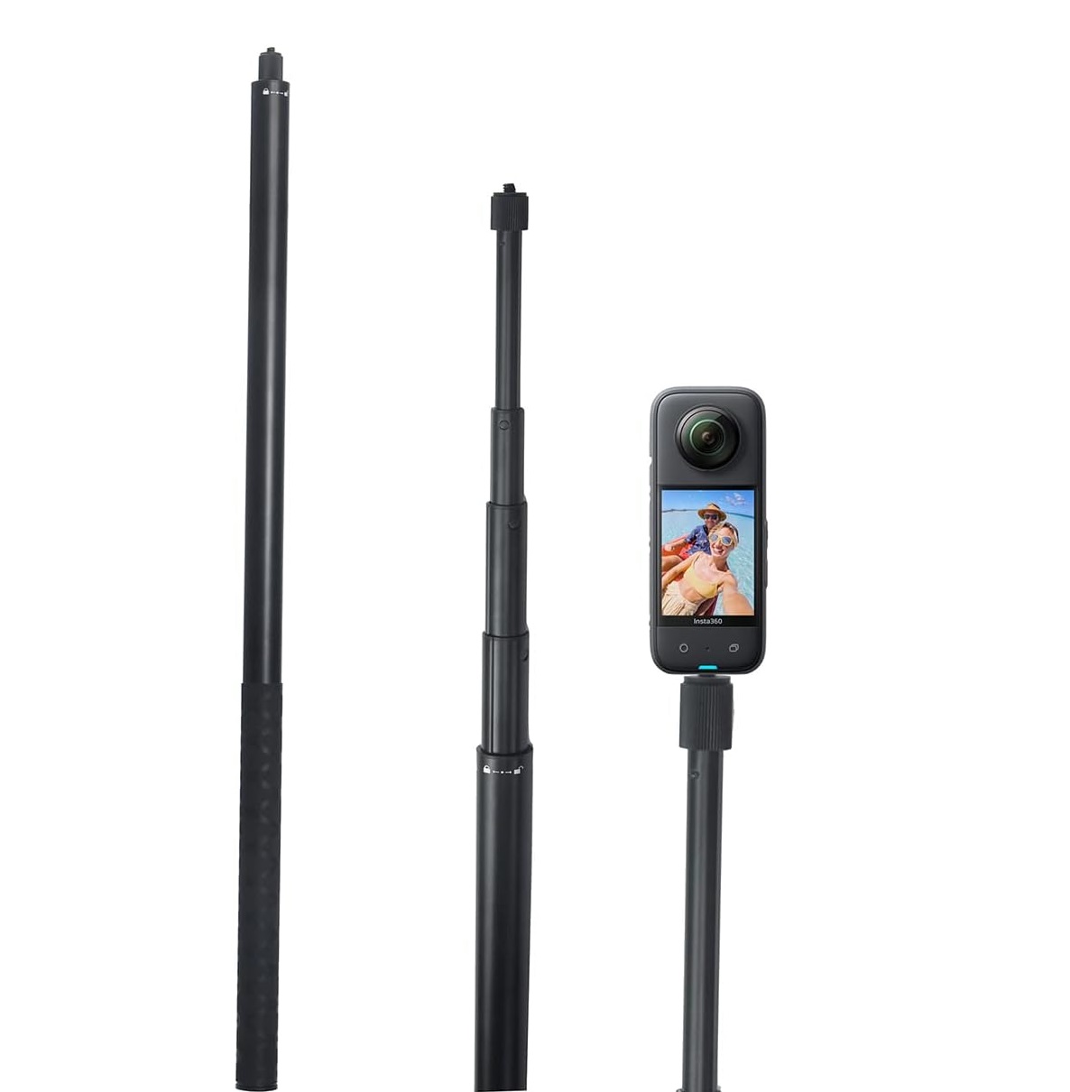 Insta 360 300 CM Extra Long Selfie Stick - Black