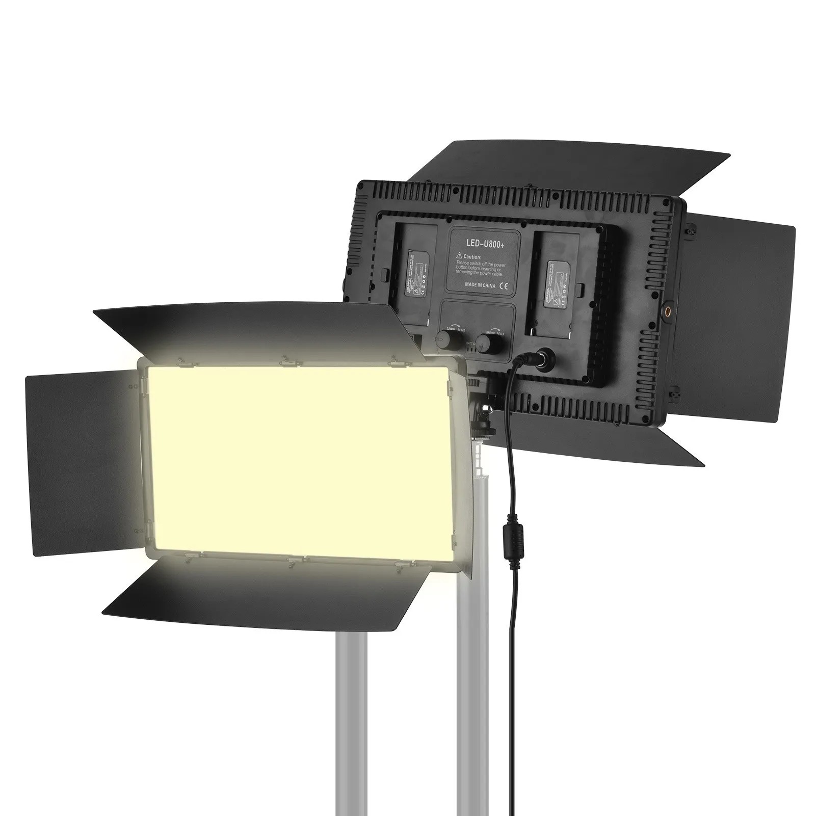 Pro LED 800 LED Video Light Professional Photography -Black