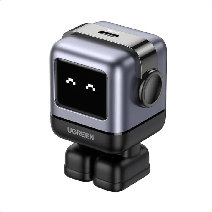 Ugreen Nexode RG 30W USB C Robot GaN Fast Charger Power Adapter - Black