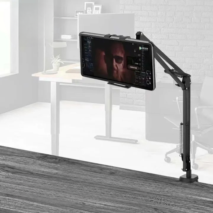 Yesplus YS 1507 Multifunction Overhead Tripod Holder 360 Degree Rotation For Phone - Black
