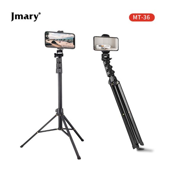 Jmary MT36 Selfie Stick Tripod 67 Inch - Black