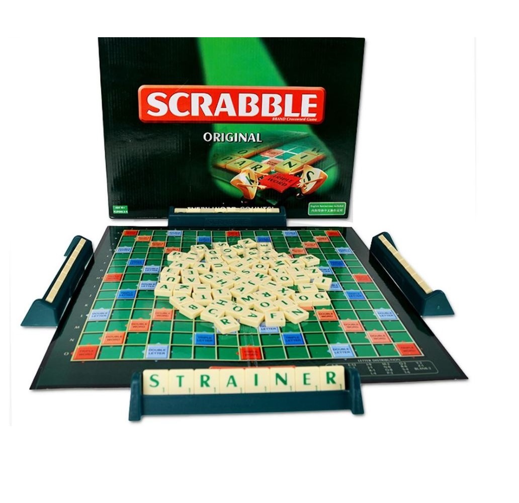 Scrabble Original Words Board Game - Green